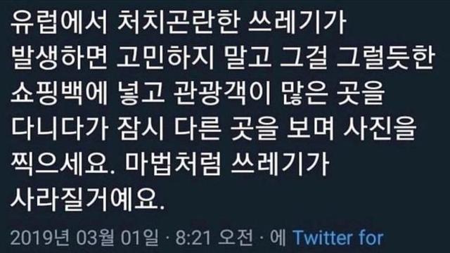 유럽여행 개꿀팁