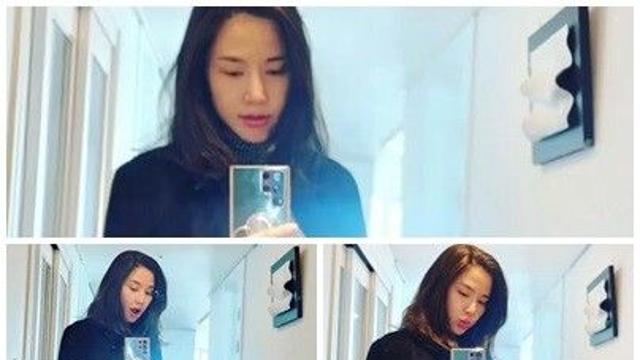 공현주, 배 터질 것 같아 쌍둥이 임신 엄마의 아름다운 D라인 드러내