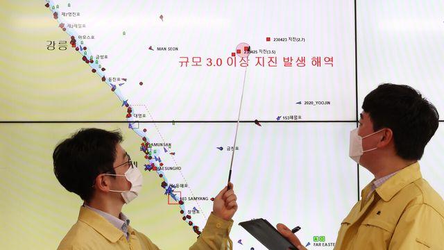 강원 동해시 북동쪽 해역서 지진 18차례, 상황 주시하는 해수부