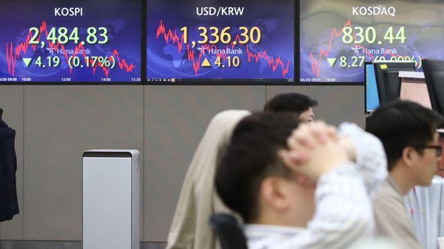 코스피, 5거래일 연속 하락… SG증권發 하한가 쇼크 여전