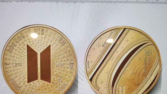 연예 방탄소년단 10주년 기념메달, 판매 신기록 돌풍…새로운 2차 메달 예고