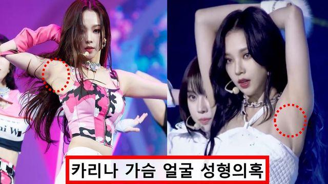 진심 환멸 난다… 래퍼 이영지 카리나 외모 언급에 카리나 겨드랑이 절개겨절 의혹 재조명