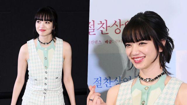 '도플갱어 아냐?' 고마츠 나나, 블랙핑크 리사 닮은꼴[엑's HD화보]