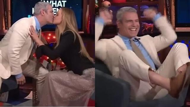 100 실제 상황.. 토크쇼 중 남자 진행자와 키스해버린 제니퍼 로렌스 19금 농담