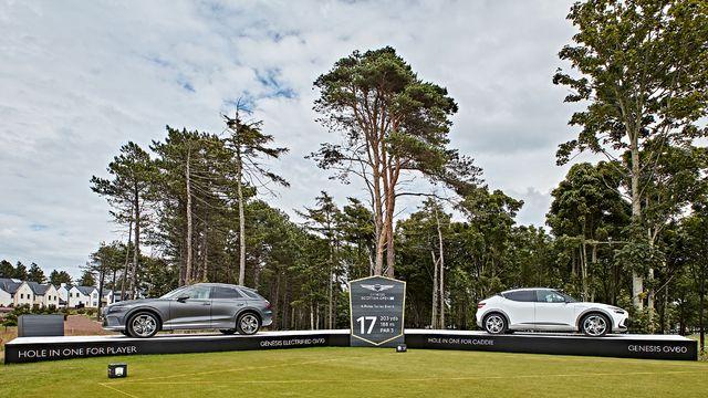 2023 제네시스 스코티시 오픈 개막…부상은 GV70 전동화 모델