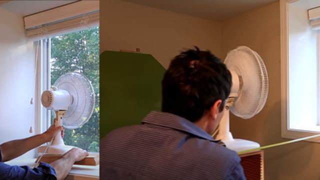 늦은 시각에 올려보는 선풍기를 활용한 환기 짧팁