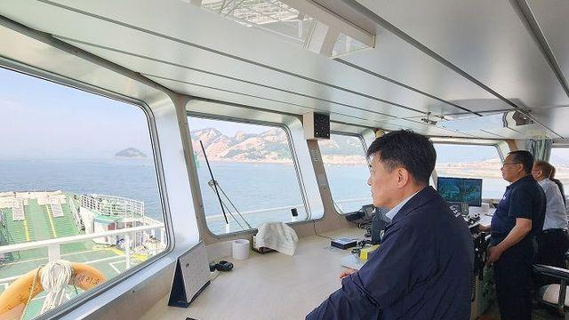 김준석 KOMSA 이사장, 휴가철 여객선 안전 상황 점검