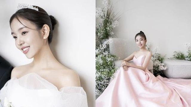얼마 안 남았다…예비 신부 백아연 웨딩화보 공개