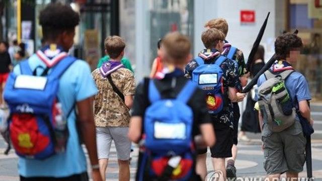 英 잼버리 대원들 시티투어버스타고 서울 야경 관광종합