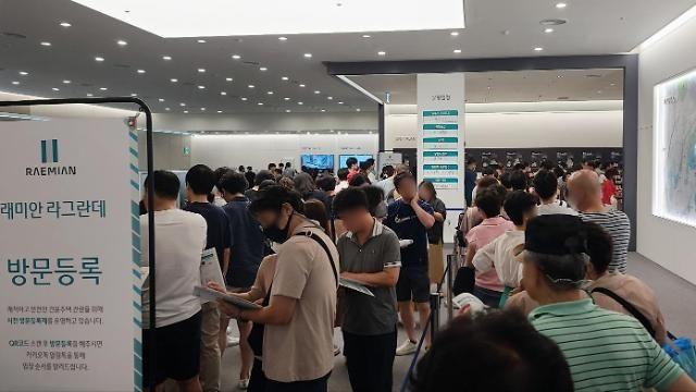 래미안 라그란데, 1순위 평균 79.1대 1 기록