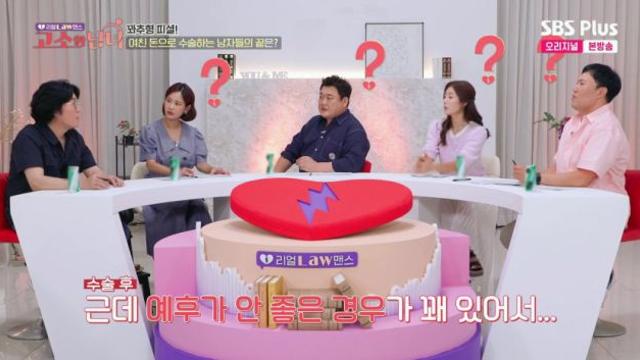 꽈추형 여친 돈으로 남성 수술하면 예후 꽤 안 좋아고소한남녀