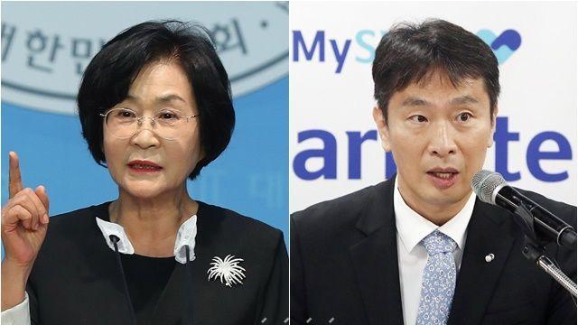 김상희 이복현도 사과했다며 연좌 농성…금감원은 그런 적 없다