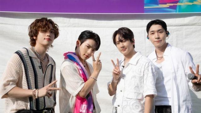 틴탑, 워터밤 달궜다…무더위 날린 히트곡 퍼레이드