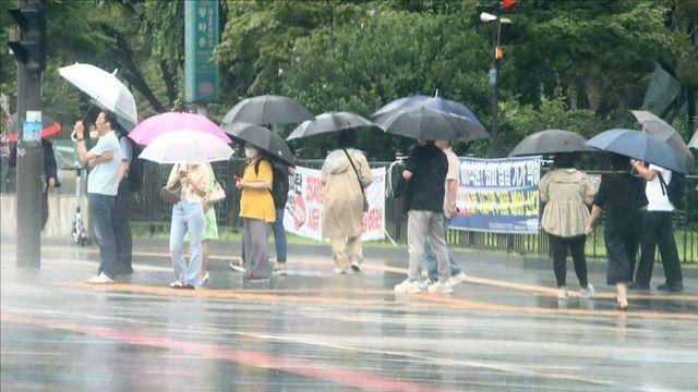 내일날씨 남부 곳곳 강한 비…중부 차차 맑아져