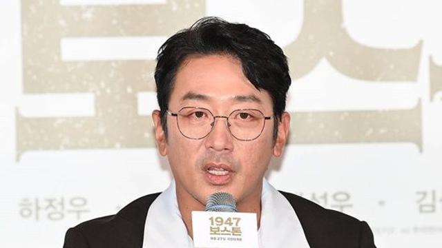 하정우 손기정으로 선 시상대, 실제 같았다…발 안 떨어져 1947 보스톤종합