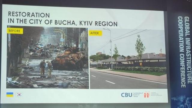 싸우면서 건설하는 우크라이나…폐허된 부차가 벌써 새모습으로