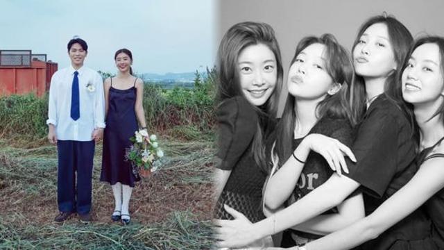 박소진♥이동하 결혼, 비밀 연애 끝에 걸스데이 첫 유부녀.. 멤버들 감동적인 반응