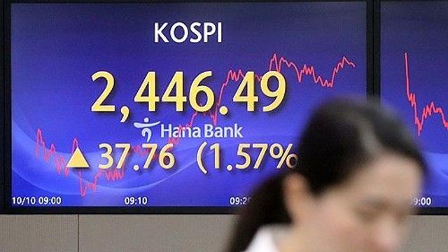 금융시장 이·팔 사태 충격 제한적…주식↓ 채권·원화↑