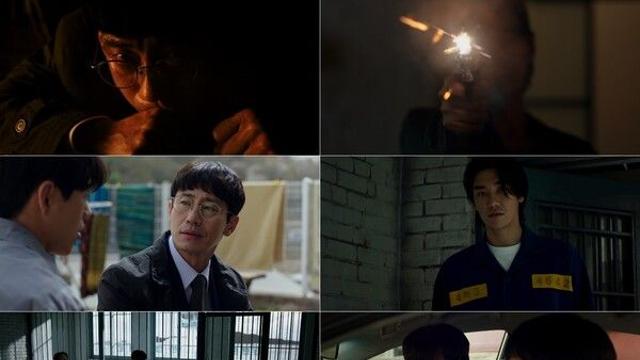 악인전기 선을 넘는 악인 신하균x선을 밟는 악인 김영광, 강렬한 만남…첫 회부터 시청자 눈도장