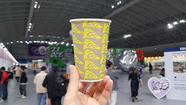 아이큐브글로벌 친환경 종이컵 , 2023강릉커피축제 공식컵으로 선정