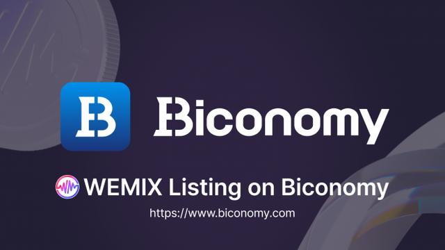 위믹스 캐나다 가상자산 거래소 비코노미Biconomy 상장