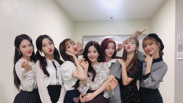 오마이걸 지호 아린 승희 효정 비니 유아 미미 - 180928 뮤직뱅크!!!