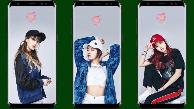 트와이스 사나,지효,다현 폰 바탕화면??!