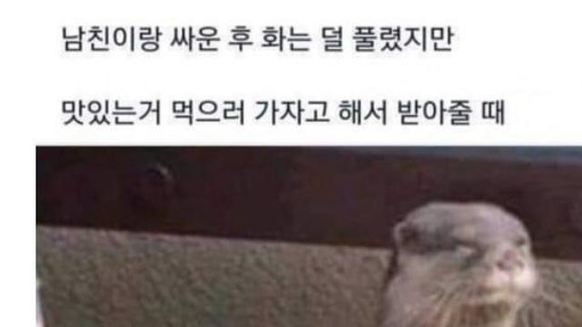 남친과 싸운 후