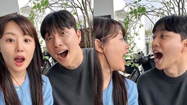 꿀 떨어지는 예비부부… 송지은♥박위 