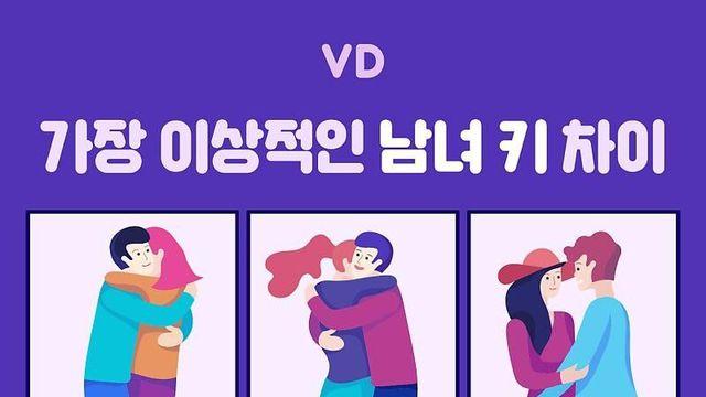 남녀커플 키 차이별 장점..