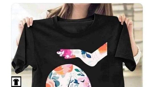 한 동물보호단체가 만든 개사랑티셔츠 디자인이 너무 노골적이라 논란..