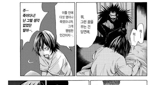데스노트 본편에서 삭제된 물건