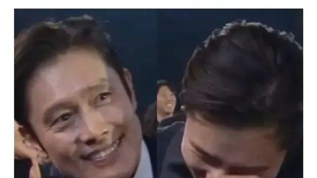 전 여자친구 등장에 당황한 이병헌.jpg
