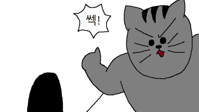 고양이가 쥐를 잡는 법??!