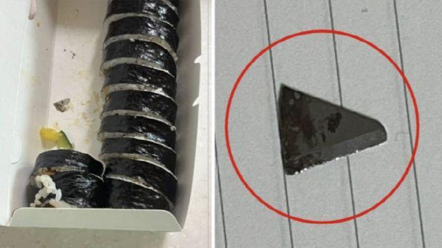 김밥서 칼날 나왔는데 “어쩌라고”…식약처 뜨니 바로 ‘사과’