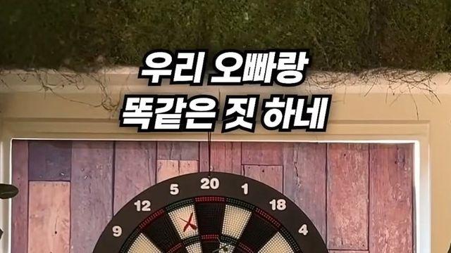 이찬혁 전시회에 있었다는 다트 ㅋㅋㅋㅋ⋯!