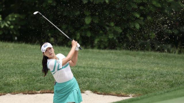 ‘신인’ 이동은, KLPGA 투어 수협·MBN 여자오픈 2R 선두 도약