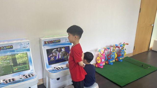 “아빠! 저 게임 이겼어요” 아빠 골퍼 키즈들 위한 패밀리라운지 가보니