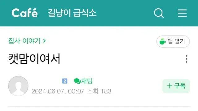 캣맘이여서 괴롭고 힘들어요