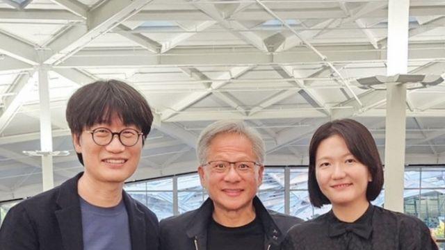 엔비디아 수장 만난 네이버 이해진···'소버린 AI' 문제 논의