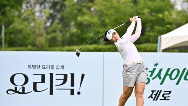 스트레스 털어낸 임희정, KLPGA 롯데오픈 선두권