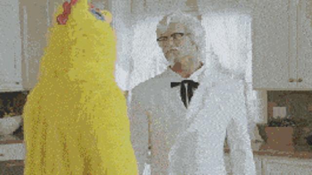유명한 그 할아버지의 치킨 조리법 .gif,,