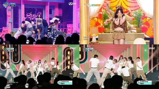 '컴백' 이채연, 음방서 퍼포먼스 퀸 존재감…'돈트' 챌린지 열전