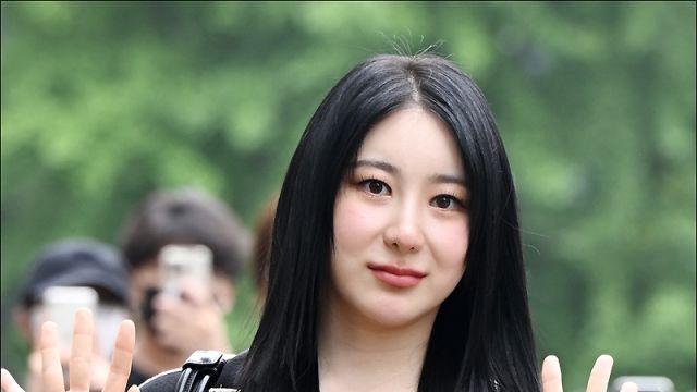 [MD포토] 이채연, '뮤직뱅크에서 만나요'