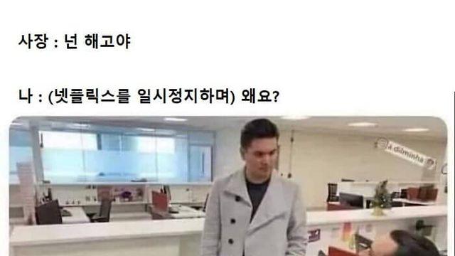직원이 짤린 이유.meme..