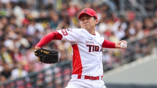 KIA 20세 스마일가이에게 무슨 일이…2이닝만 던지고 갑자기 떠났다, 허리통증 ‘날벼락’[MD광주]