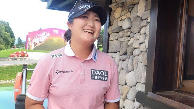 에비앙에서 만난 LPGA 2년 차 유해란 