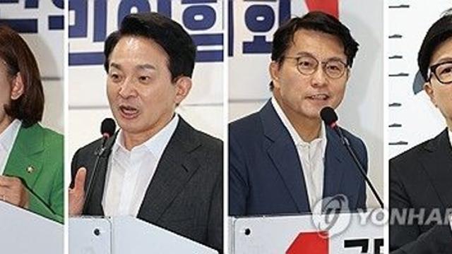 與 모바일투표 오늘 마무리…元·韓 영남, 羅·尹 수도권 공략