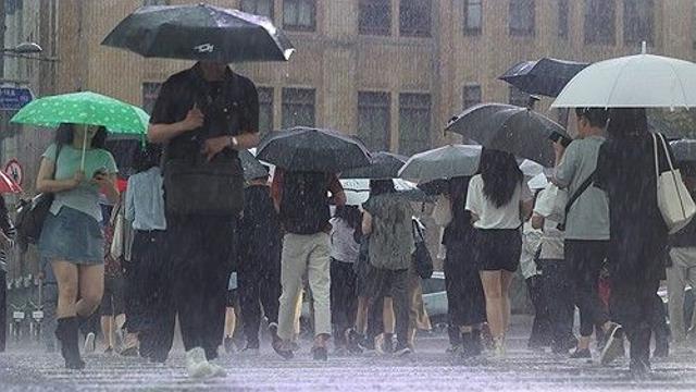 전국 대부분 지역에 장대비 계속…전남 남부 최대 120㎜ 이상