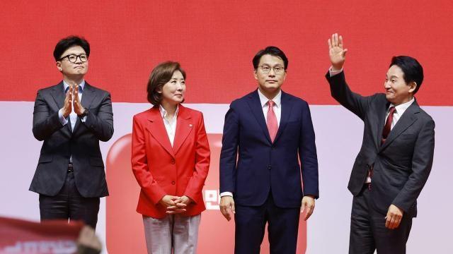 與 전당대회 '운명의 날'…反韓 앞세운 나·원·윤 '합종연횡'